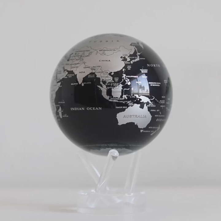Mova Jet Black & Silver